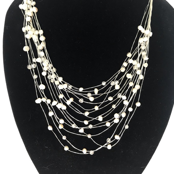 NEW Freshwater Pearls Necklace & Bracelet Combo-Hand Crafted in Thailand - Picture 11 of 14